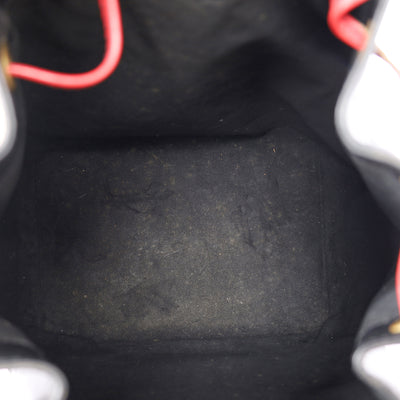 Black/Red Epi Leather Large Noe Bag