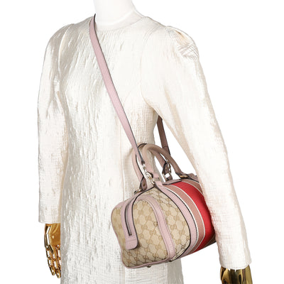 Monogram Selleria Vintage Web Boston Bag