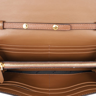 House Check Henley Leather Chain Wallet