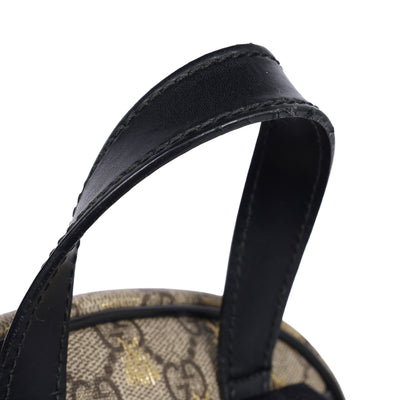 GG Supreme Monogram Bees Small Day Backpack