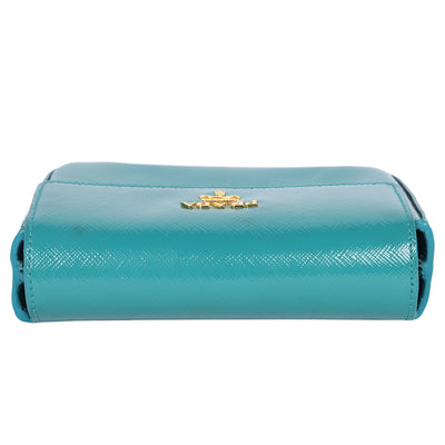 Saffiano Leather Clutch Wallet