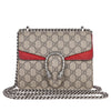 GG Supreme Monogram Mini Dionysus Shoulder Bag Hibiscus Red