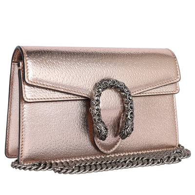 Metallic Calfskin Mini Dionysus Shoulder Bag