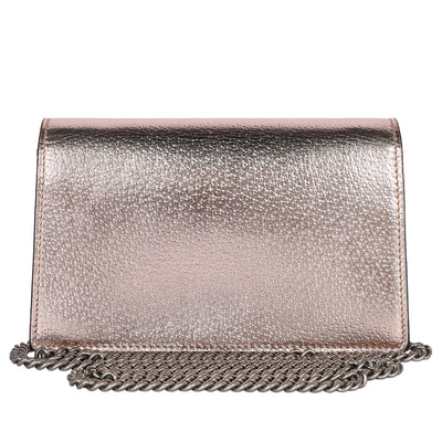 Metallic Calfskin Mini Dionysus Shoulder Bag