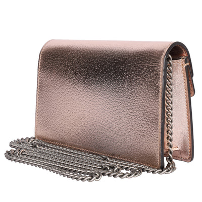 Metallic Calfskin Mini Dionysus Shoulder Bag