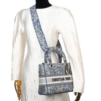 Canvas Embroidered Brocart Medium Lady D