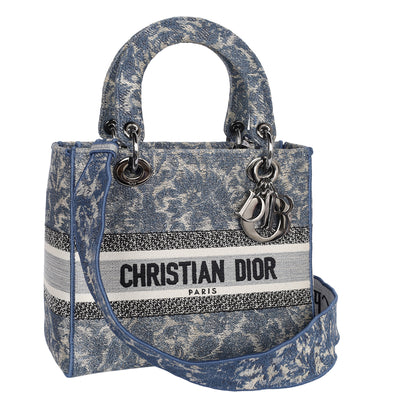 Canvas Embroidered Brocart Medium Lady D