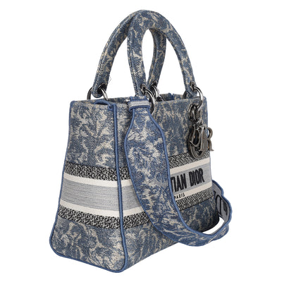 Canvas Embroidered Brocart Medium Lady D