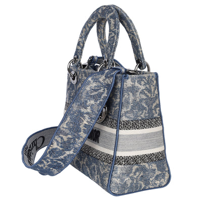 Canvas Embroidered Brocart Medium Lady D