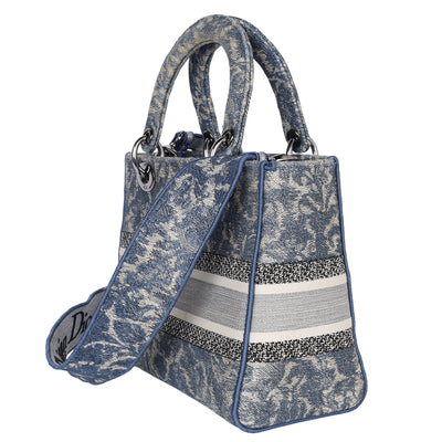 Canvas Embroidered Brocart Medium Lady D