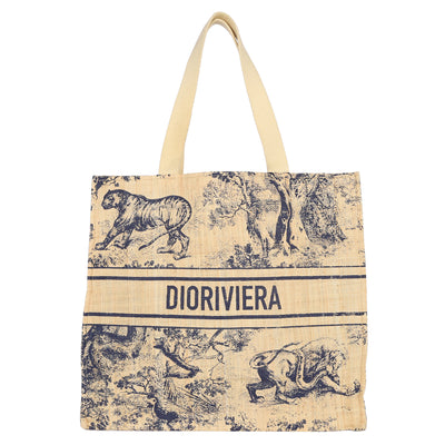 Straw Dioriviera Tote