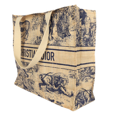 Straw Dioriviera Tote
