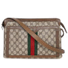 GG Supreme Monogram Web Medium Ophidia Shoulder Bag