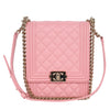 North South Boy Flap Bag Quilted Calfskin Medium