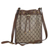 GG Supreme Web Canvas Bucket Shoulder Bag