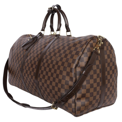 Damier Ebene Keepall Bandouliere 55