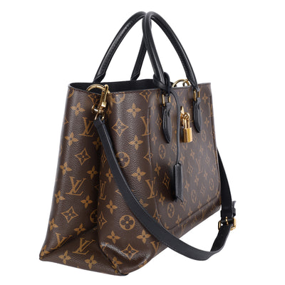 Monogram Flower Zipped Tote MM