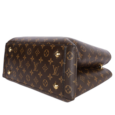 Monogram Flower Zipped Tote MM