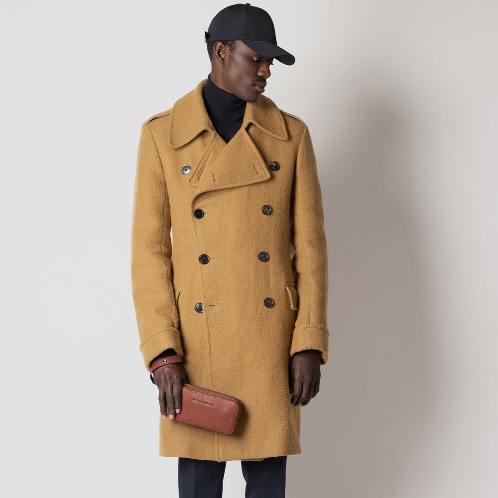 Men's clutch with three dividers - 5