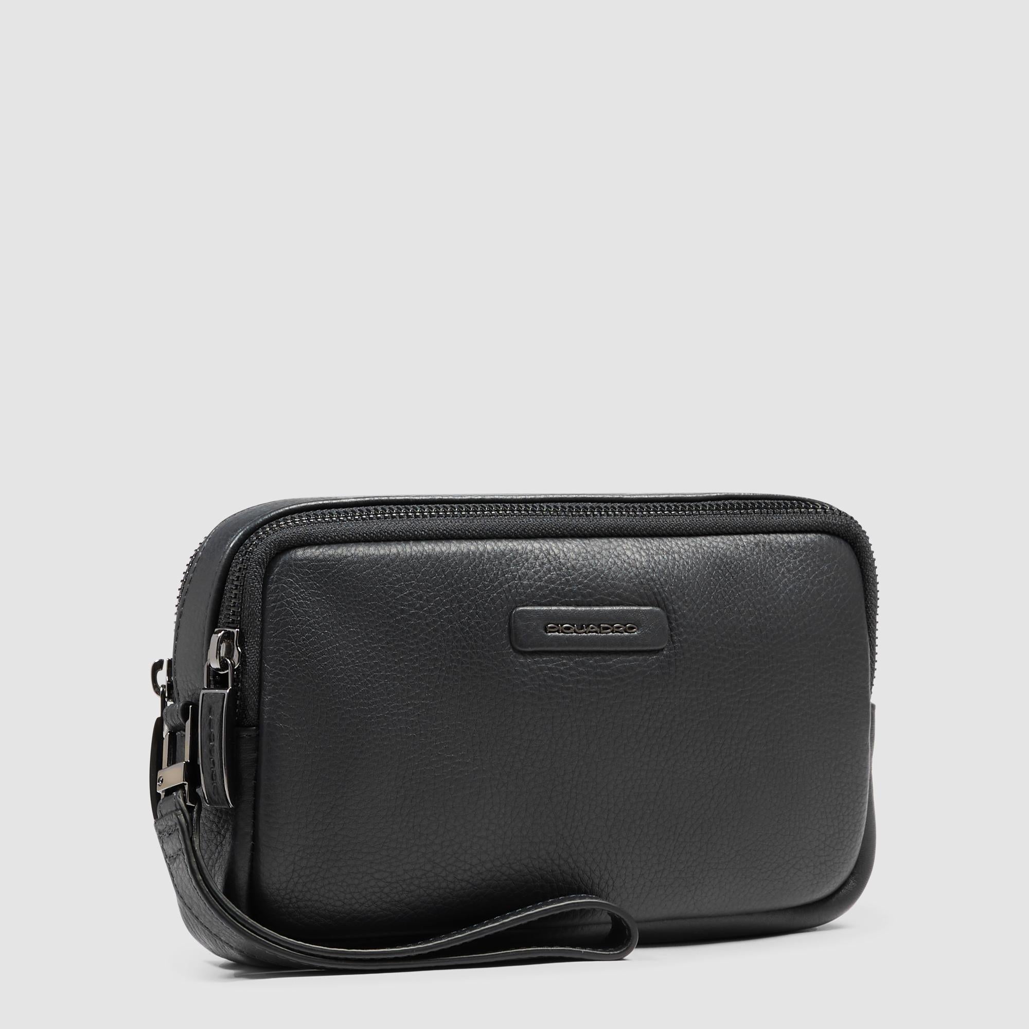 Handtasche für Herren mit zwei Fächern - 2