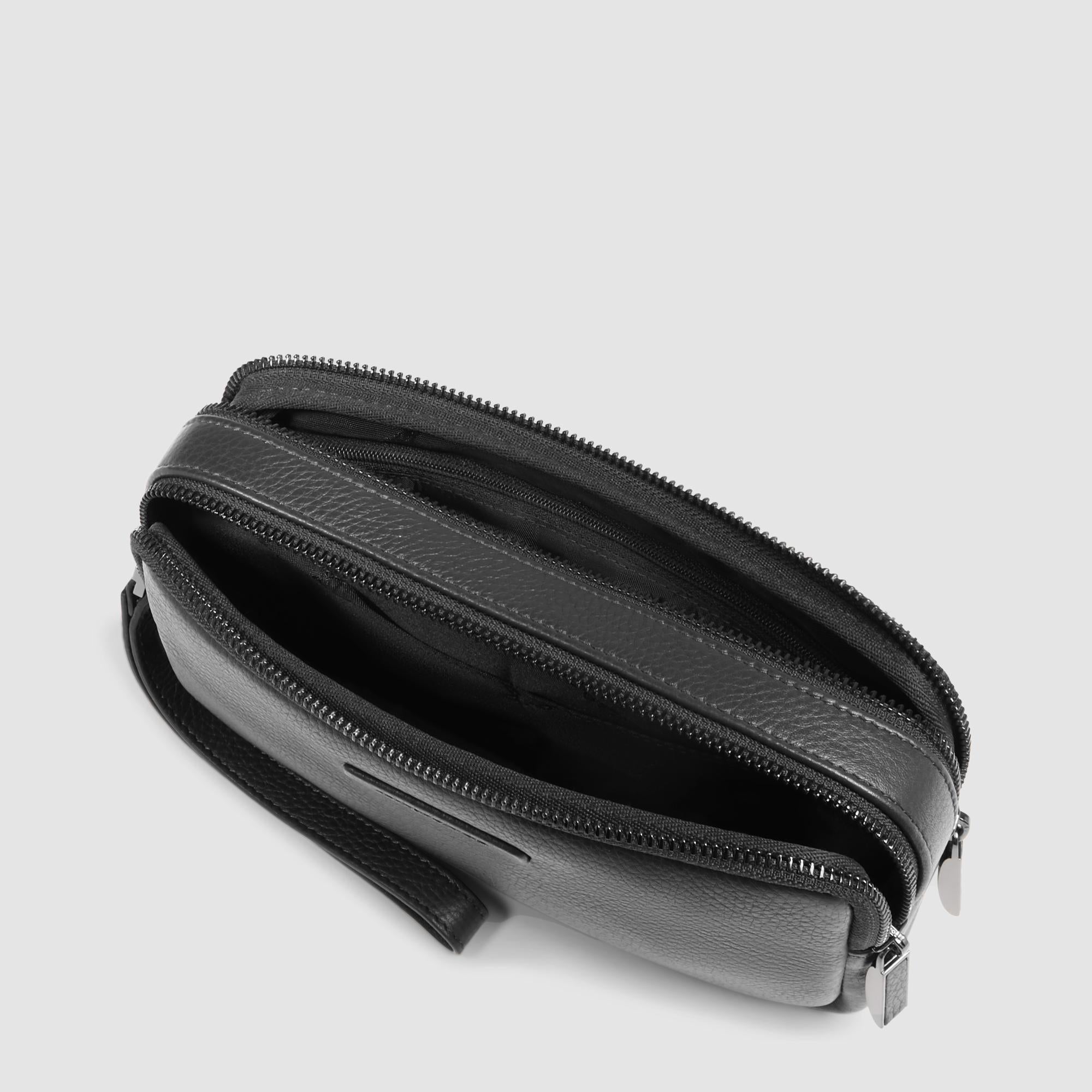 Handtasche für Herren mit zwei Fächern