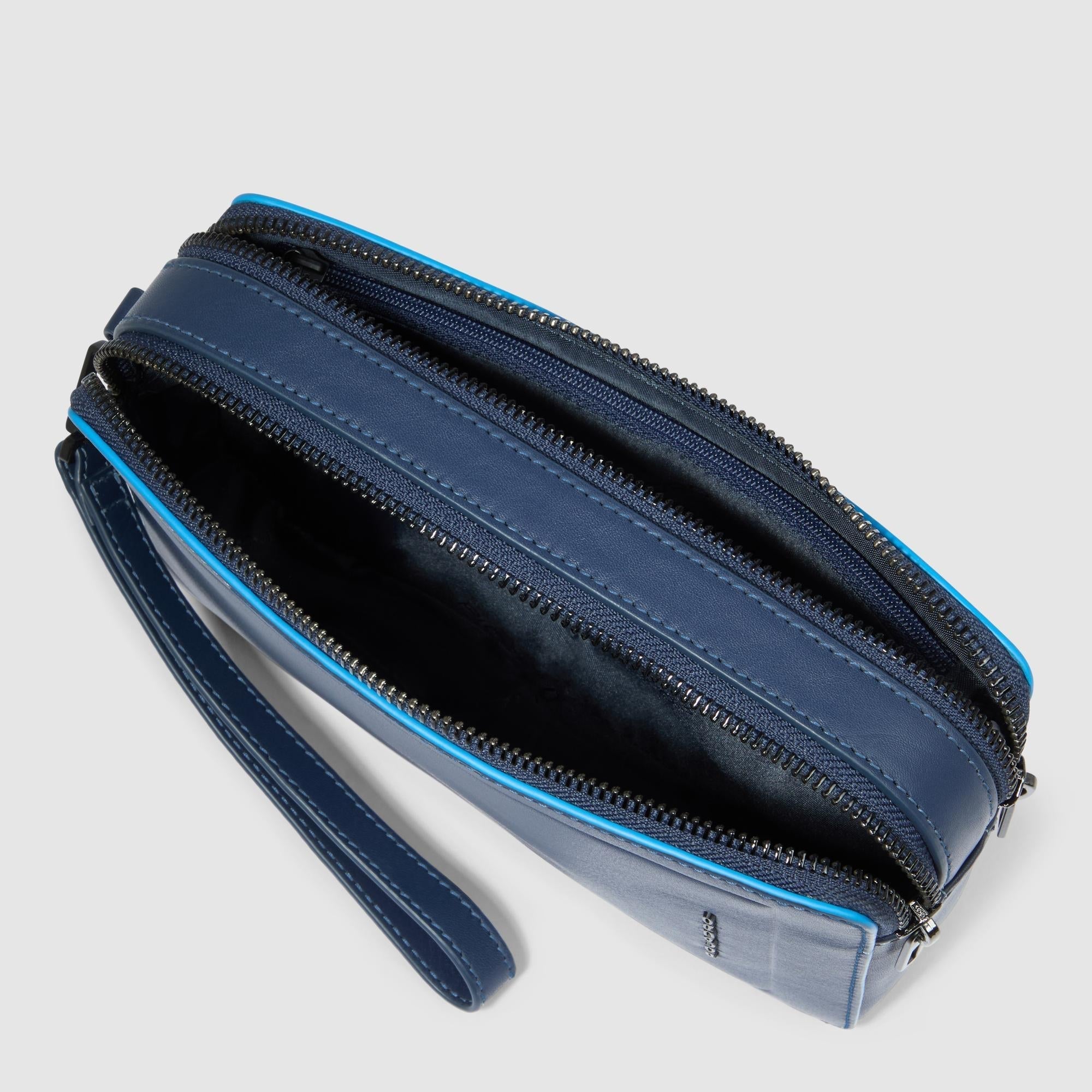 Men's clutch with two dividers
