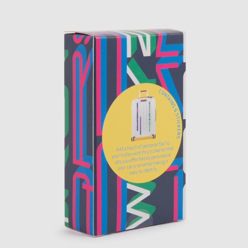 Juego de pegatinas para maletas