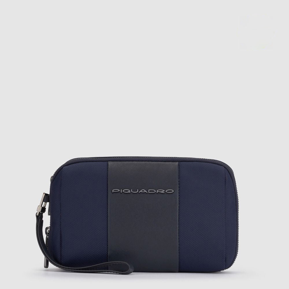 Pochette homme en tissu recyclé  - 1