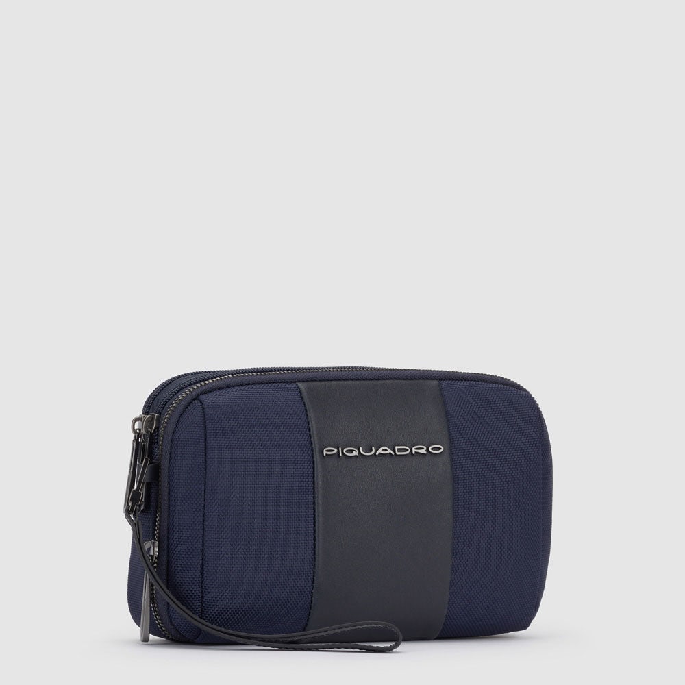 Pochette homme en tissu recyclé  - 2