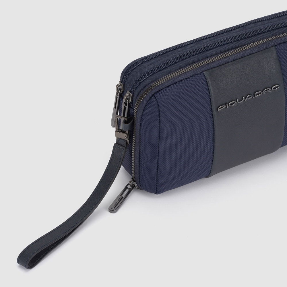 Pochette homme en tissu recyclé  - 5
