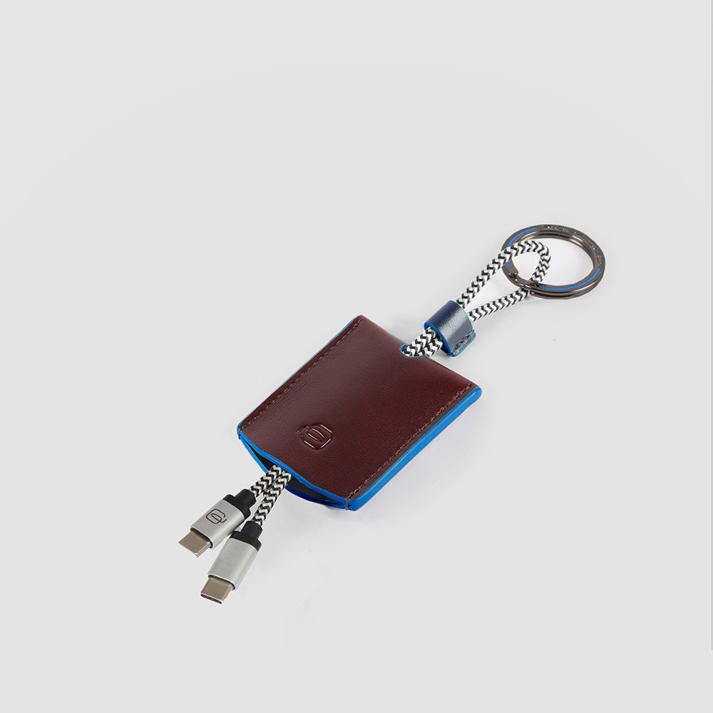 keychain with USB Type C and Type-C cables - 1