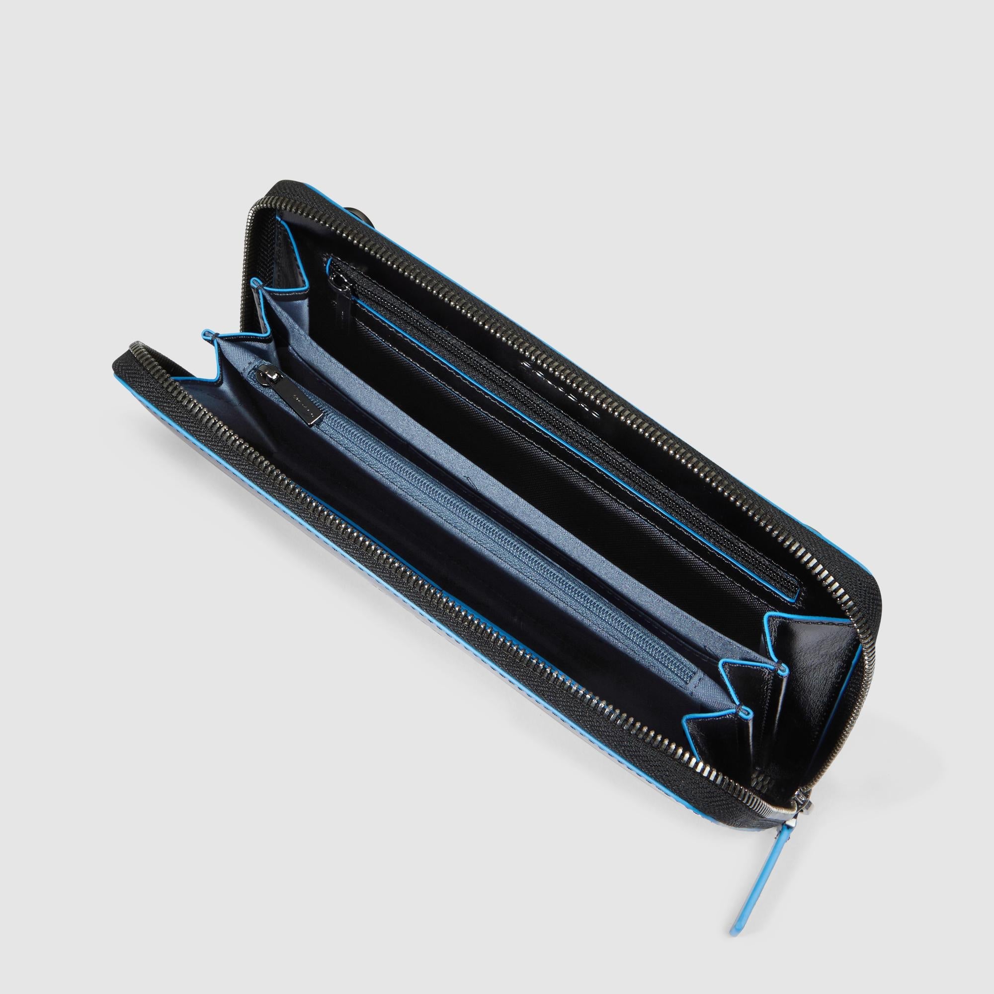 Leather clutch with removable shoulder strap - 4