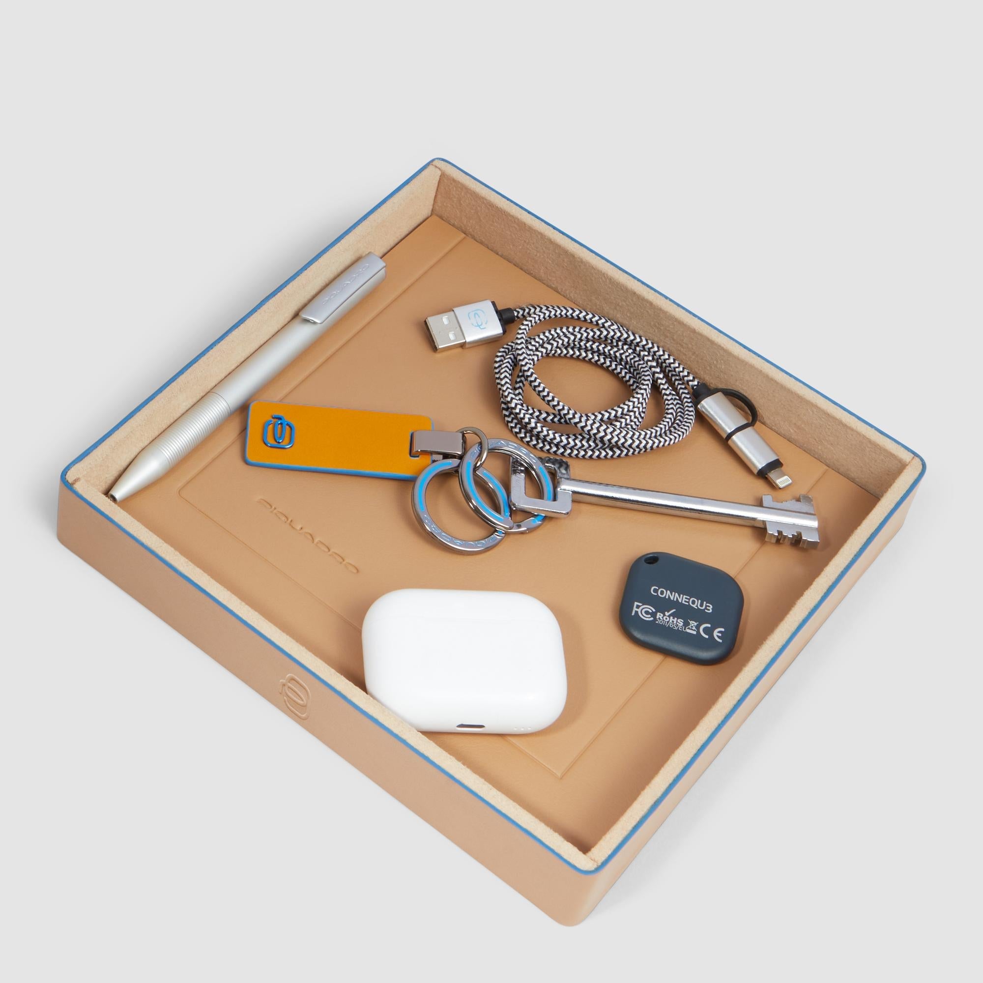Leather valet tray - 1