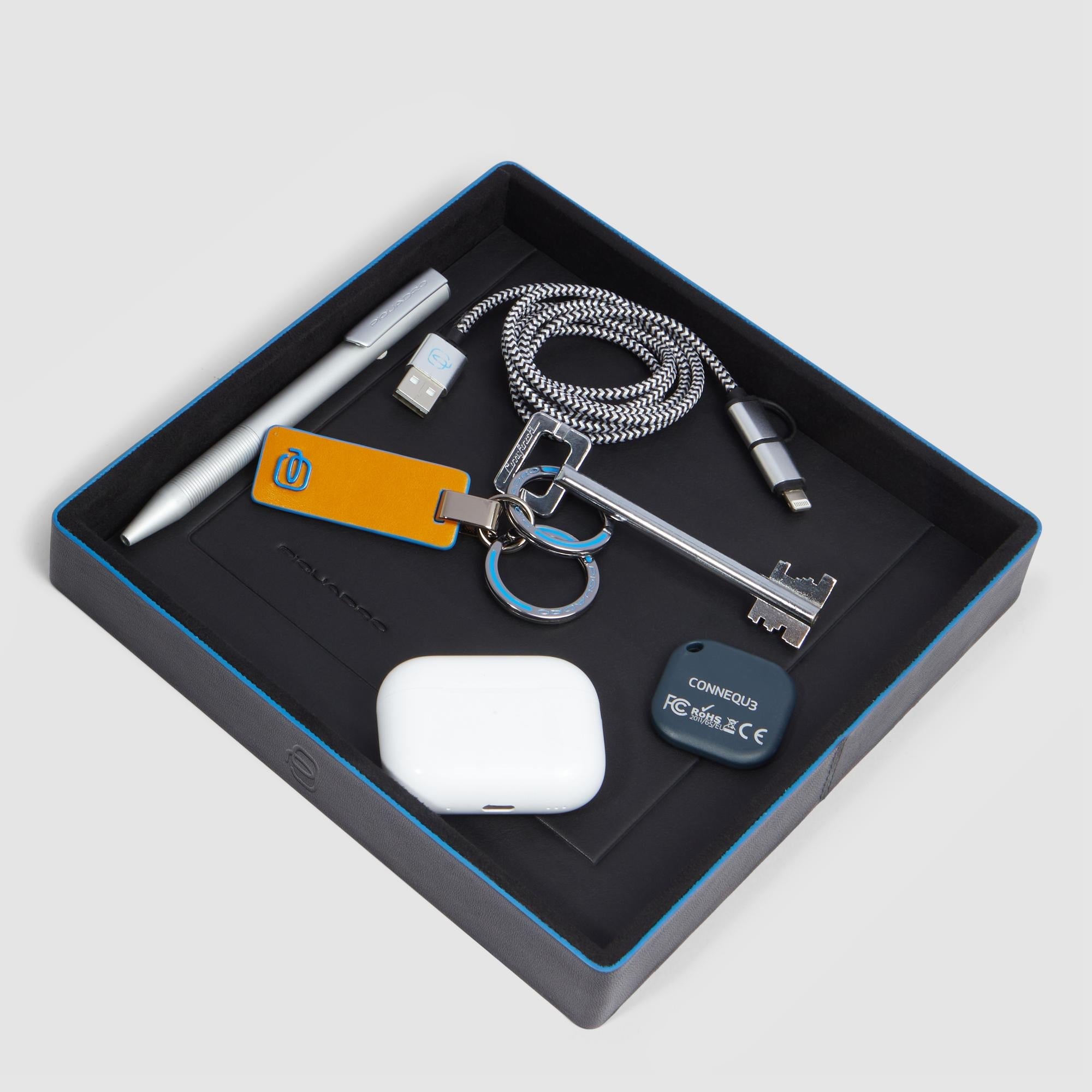 Leather valet tray - 1