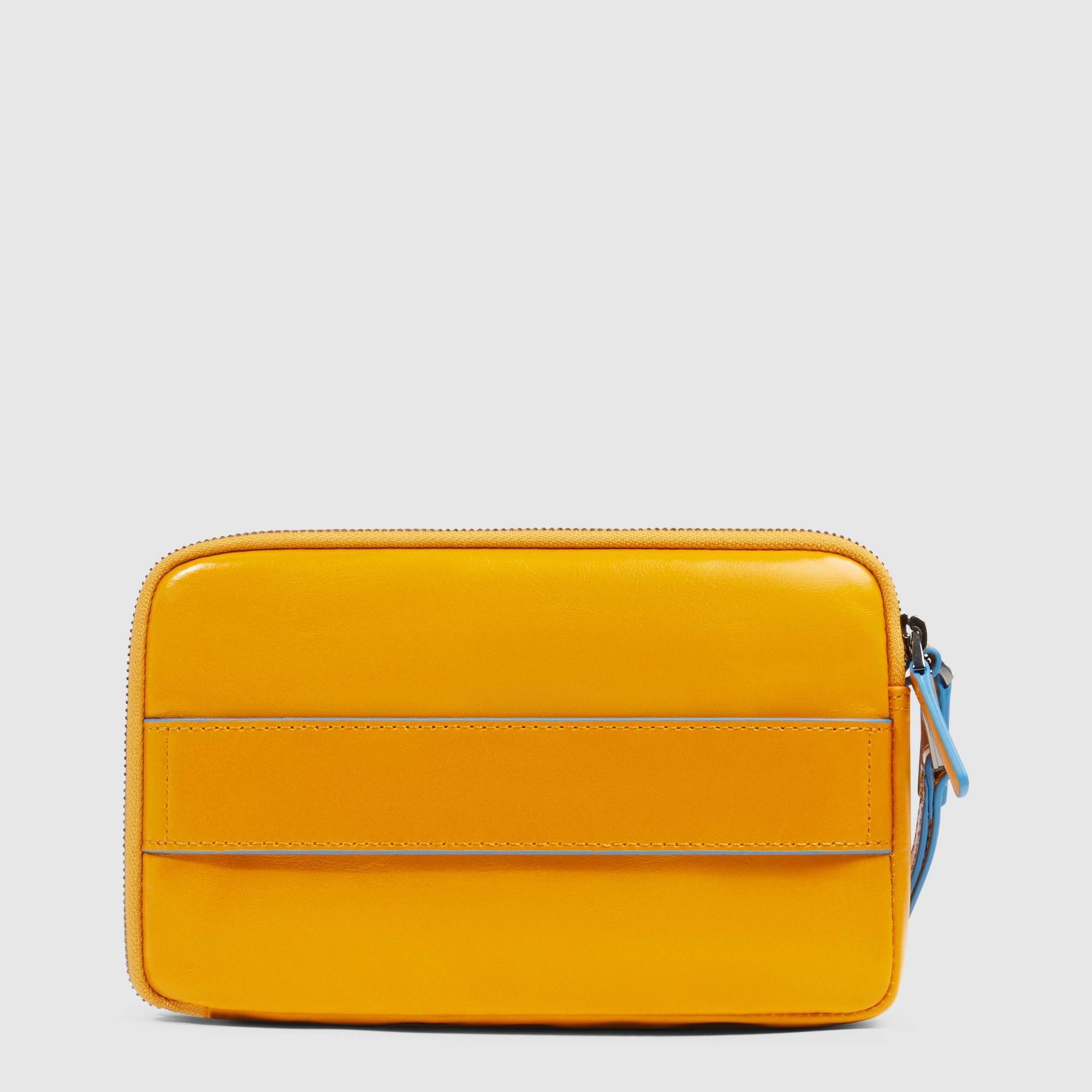 Pochette homme avec trois compartiments