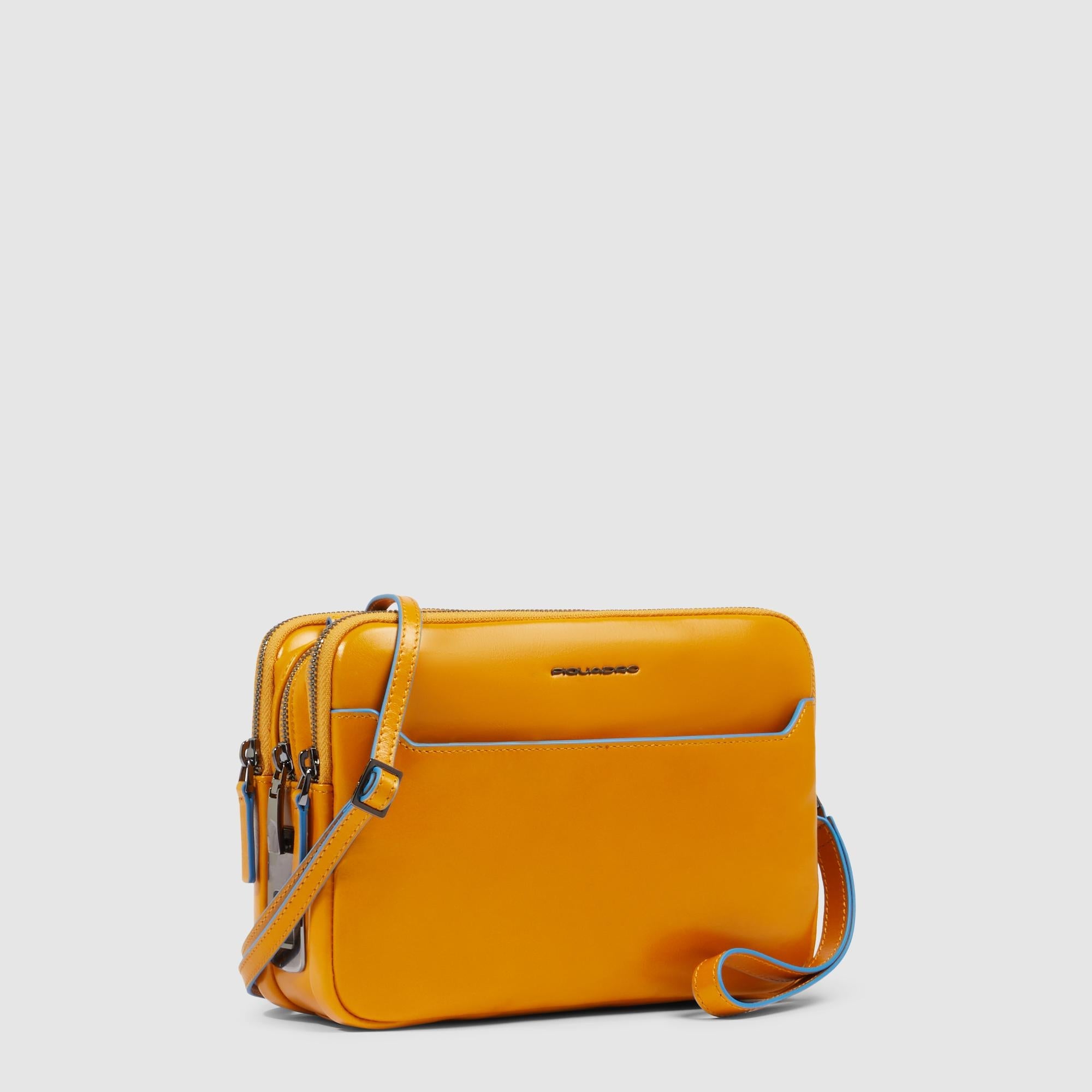 Men's clutch with fingerprint security lock