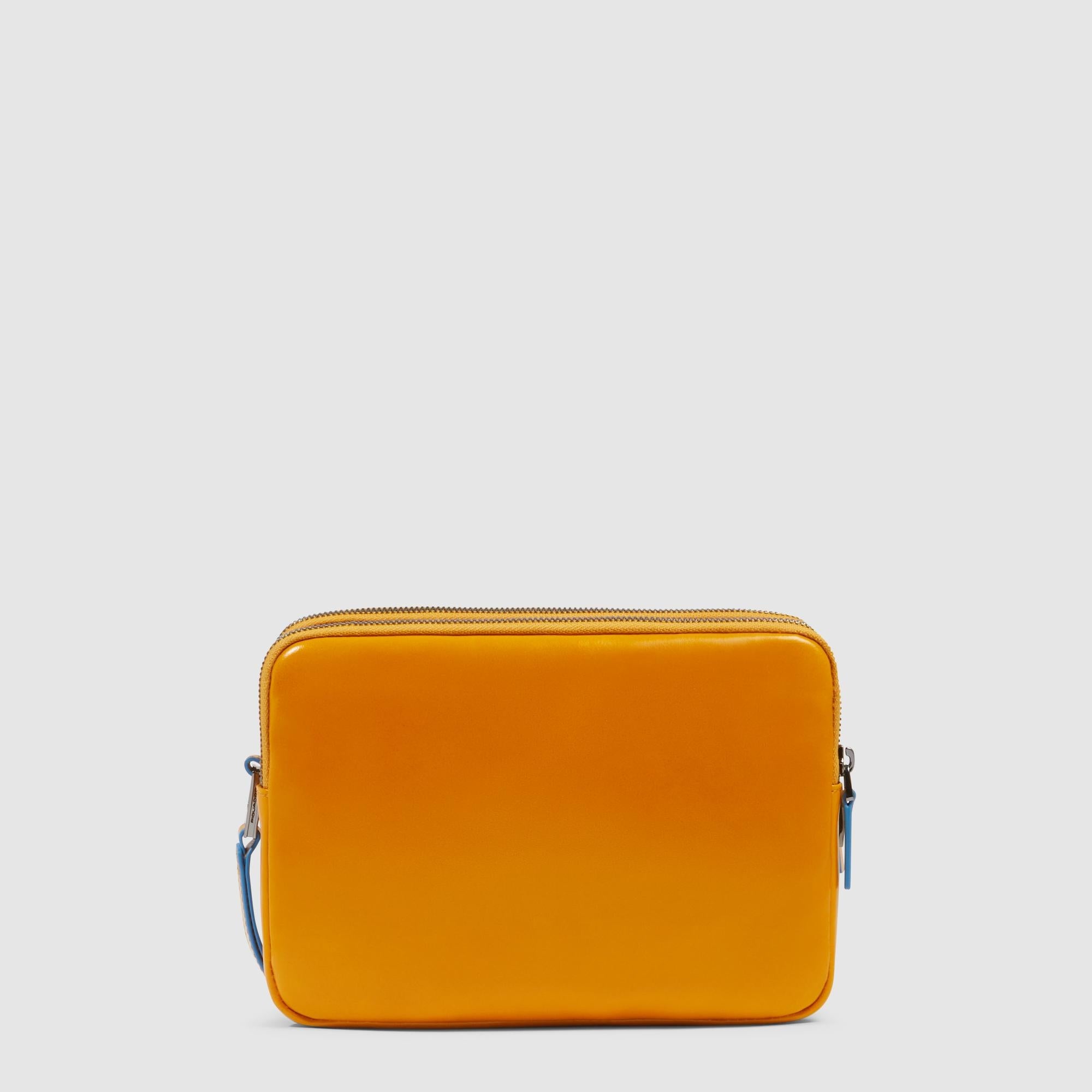 Men's clutch with fingerprint security lock