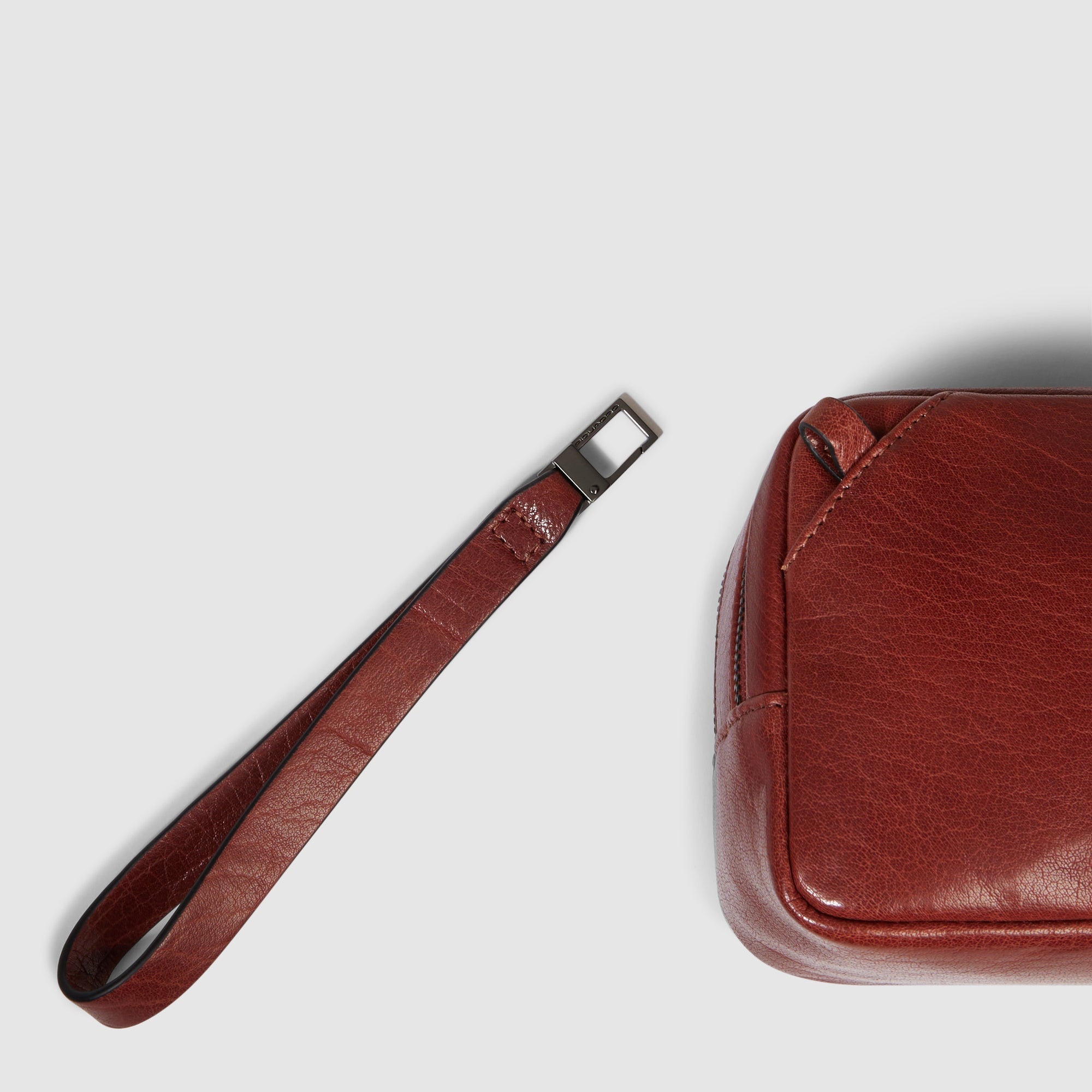 Leather wristlet