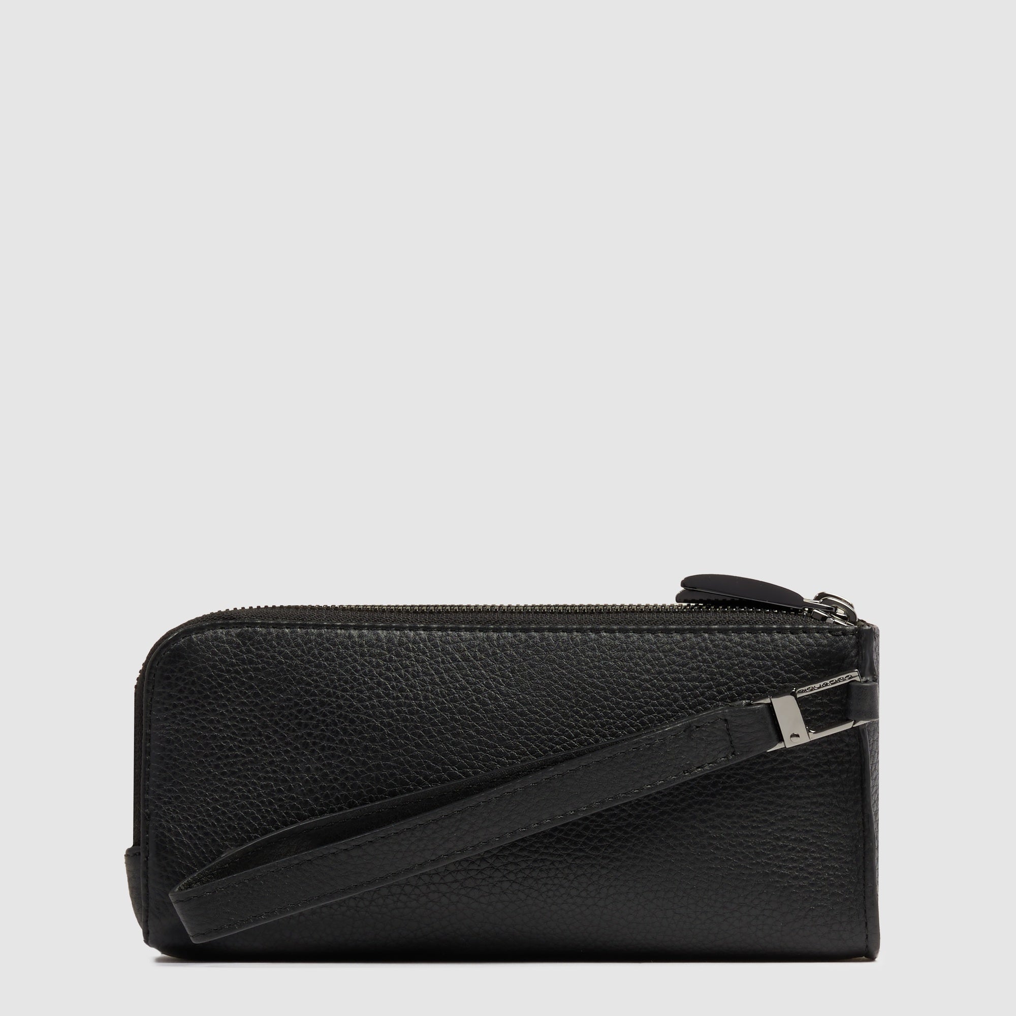 Leather men's pouch with glasses compartment - 3