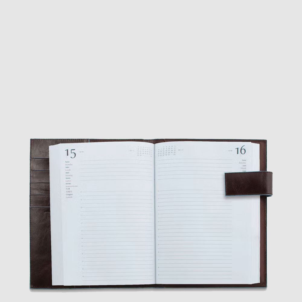 Daily leather planner