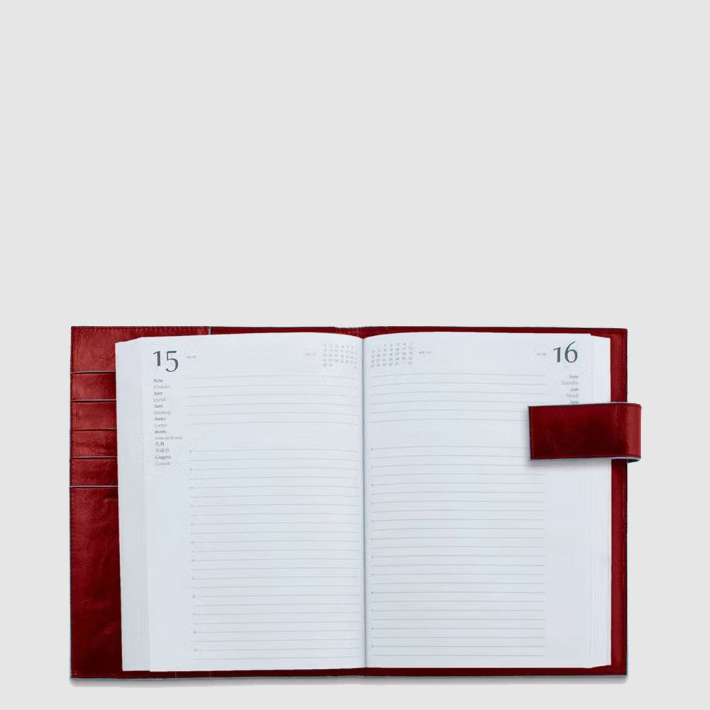 Daily leather planner