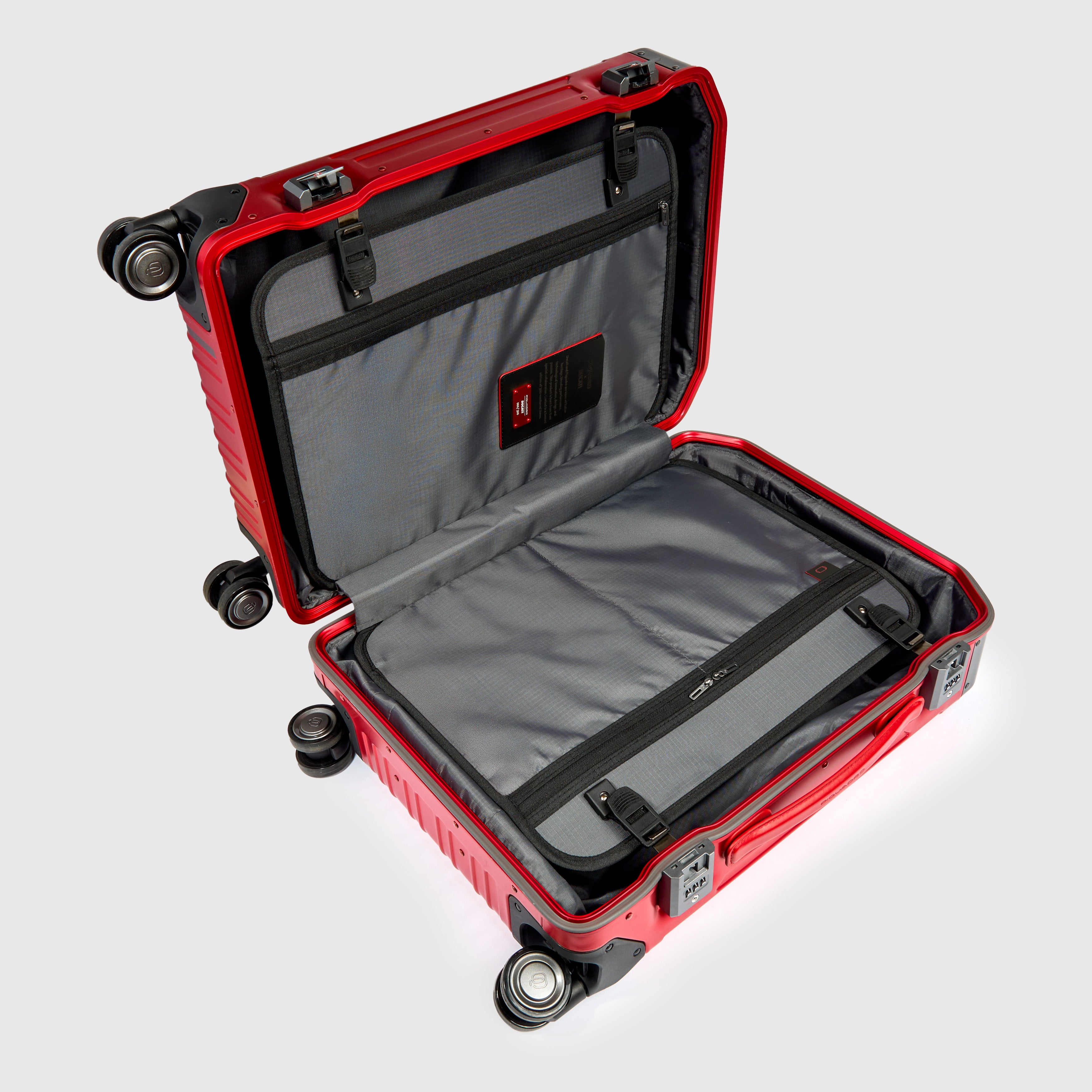 4 wheel cabin suitcase "Piquadro x Ducati"