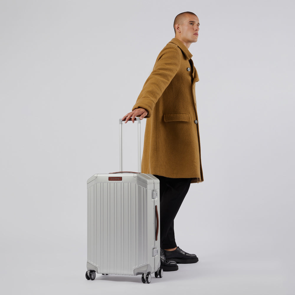 Medium size, 4 wheel suitcase