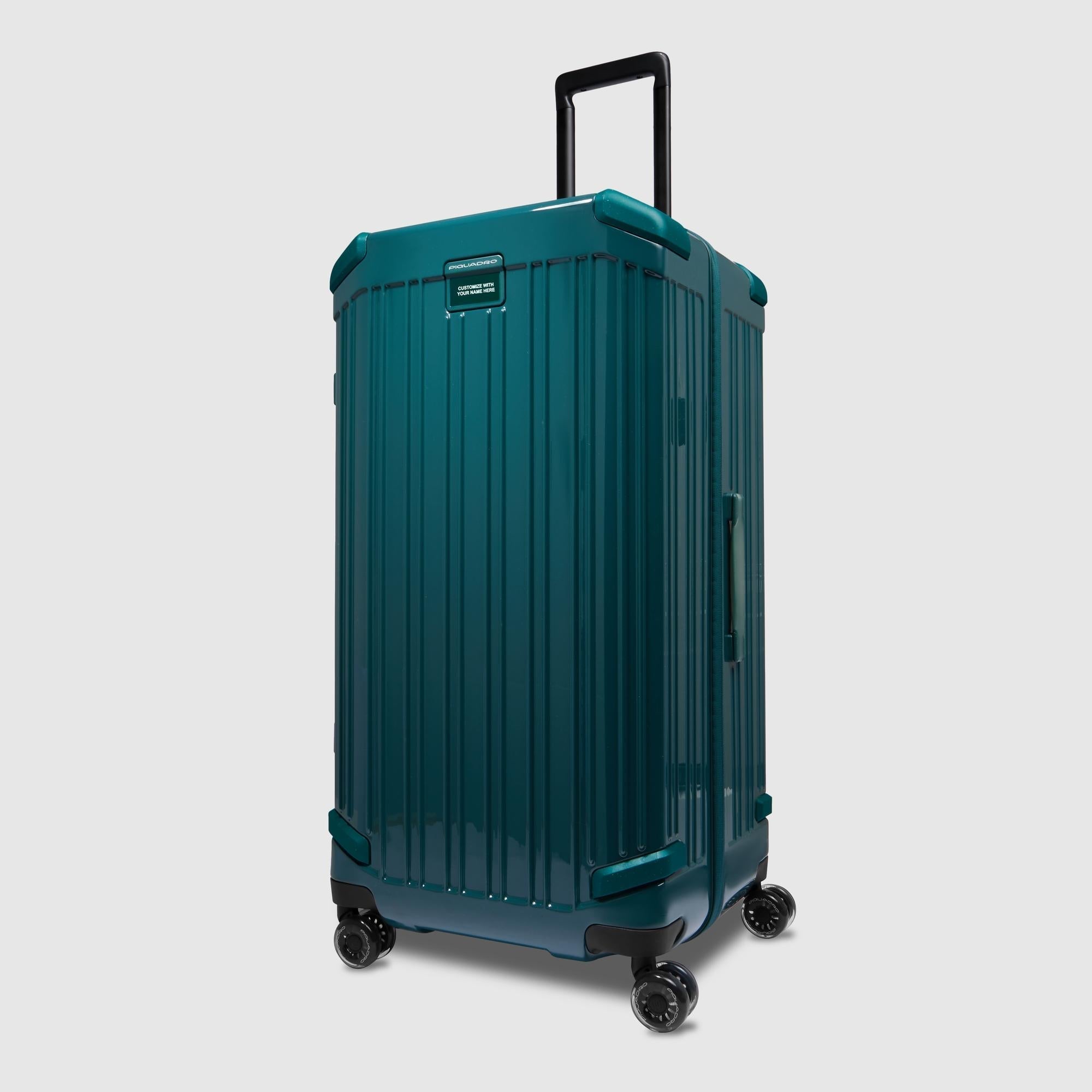 Hardside 4 wheel suitcase in trunk shape - 2