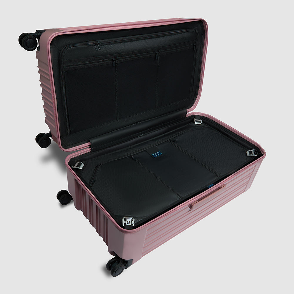 Hardside 4 wheel suitcase in trunk shape - 5