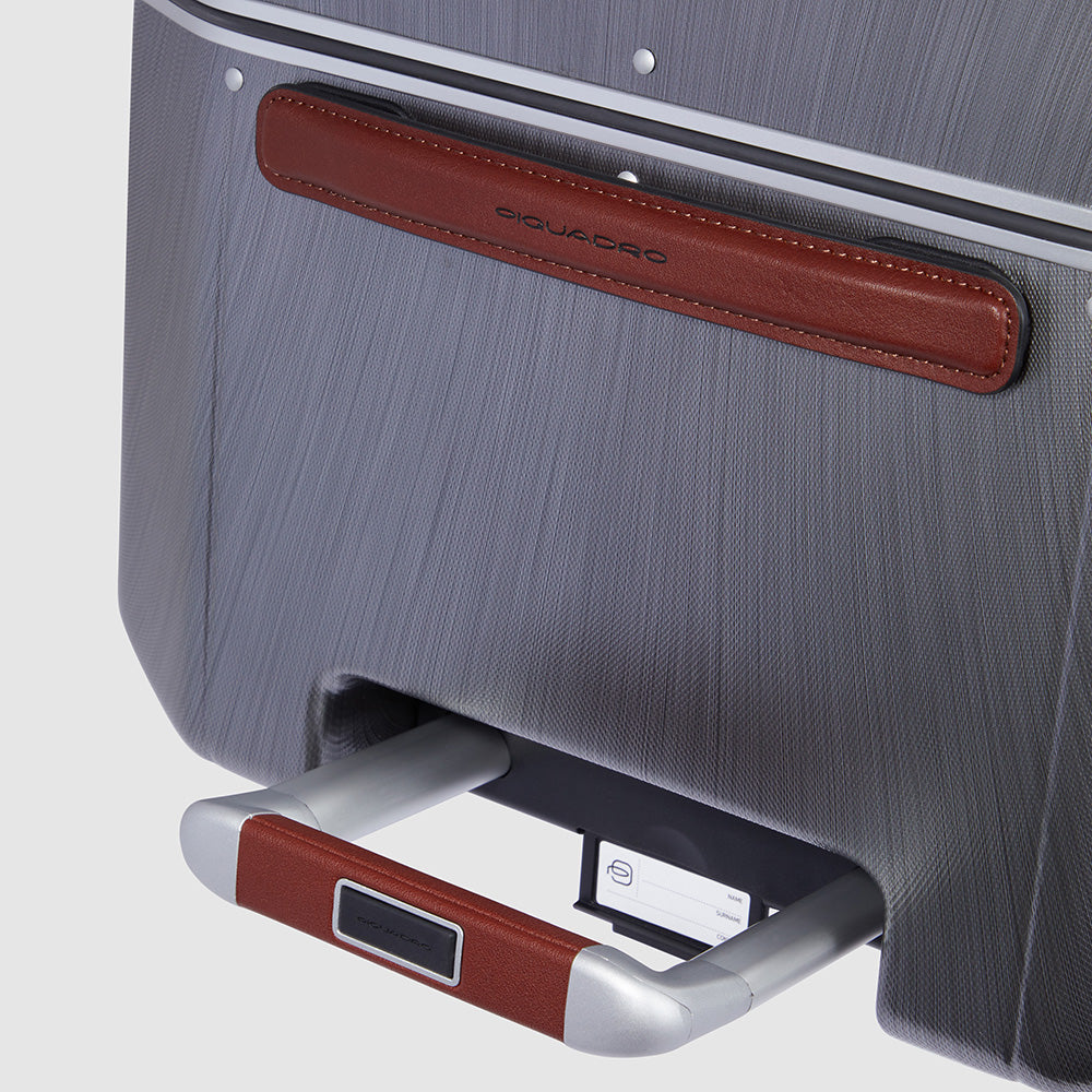 Hardside 4 wheel suitcase in trunk shape - 7