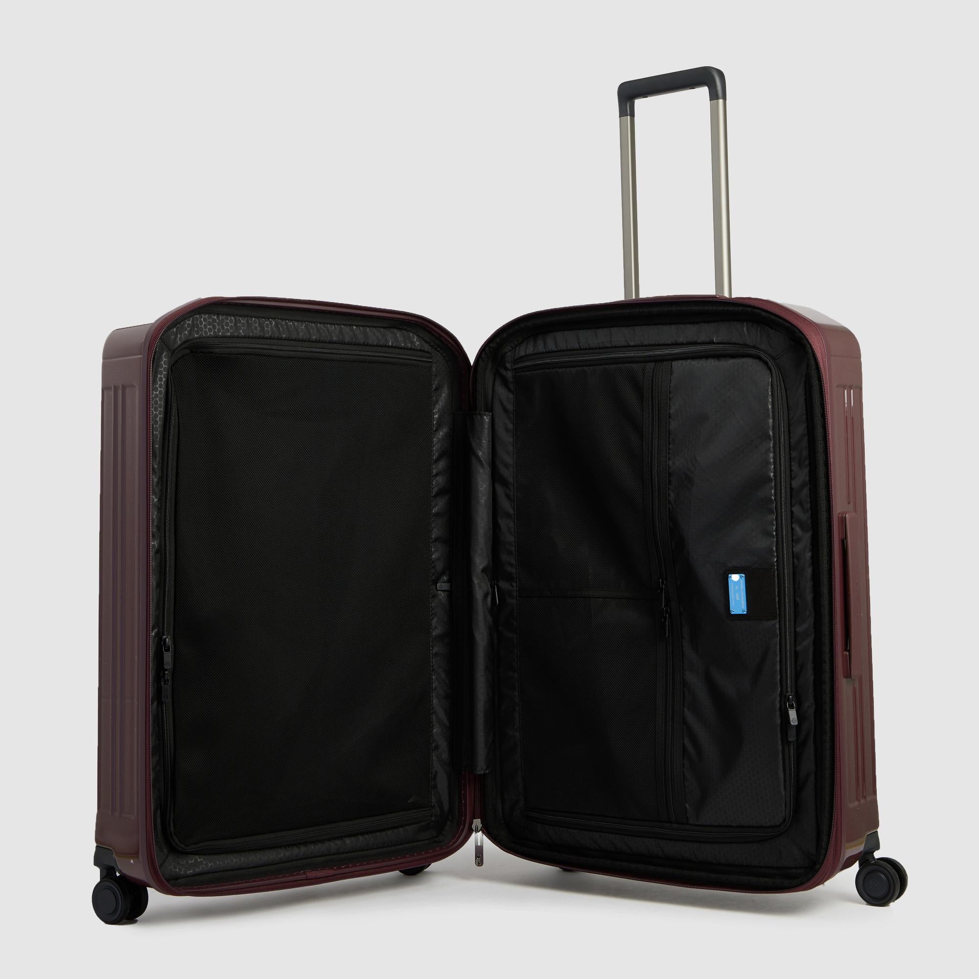 Großer Reisekoffer mit Dehnfalte, 4 Rollen