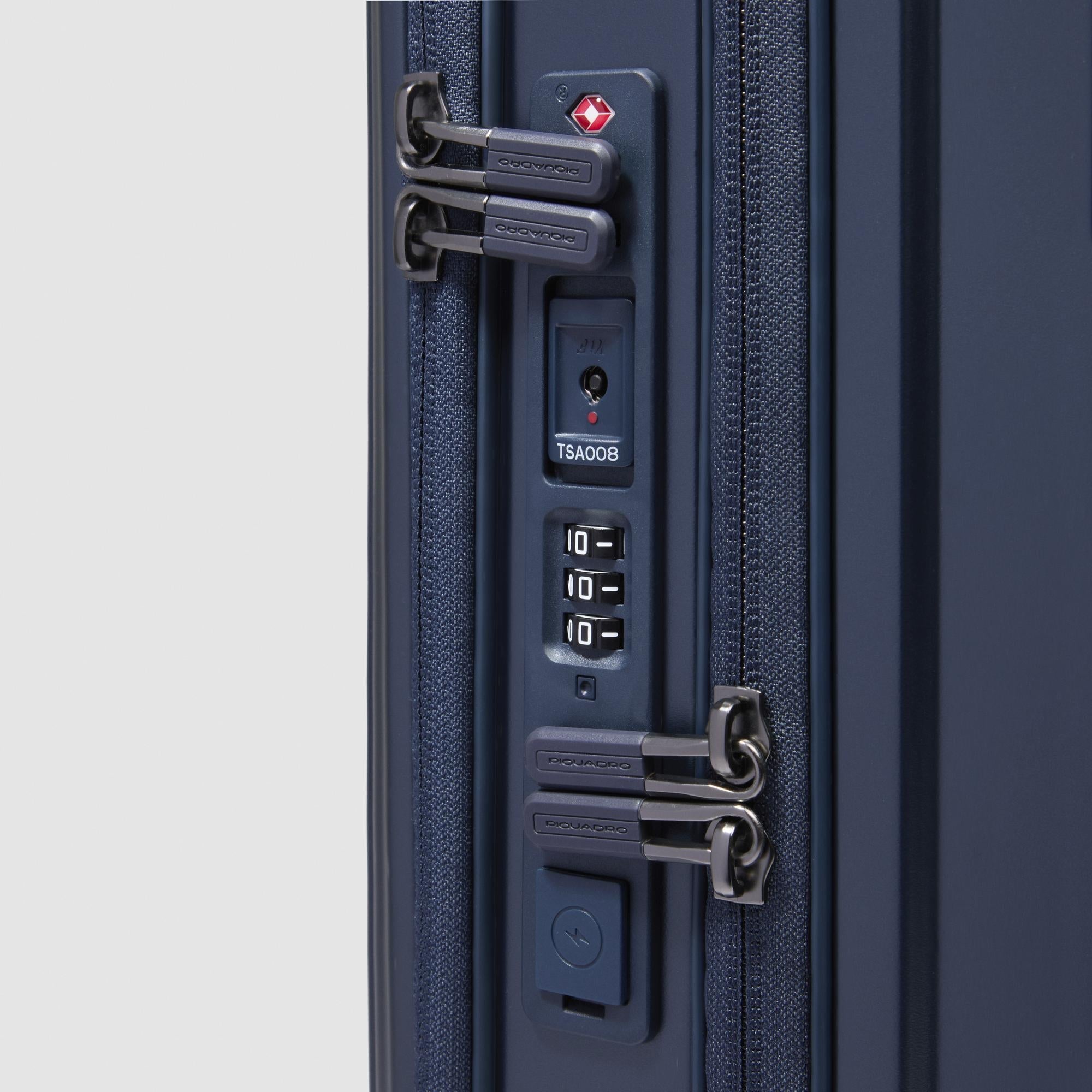 4 wheel cabin suitcase for laptop 17,3"