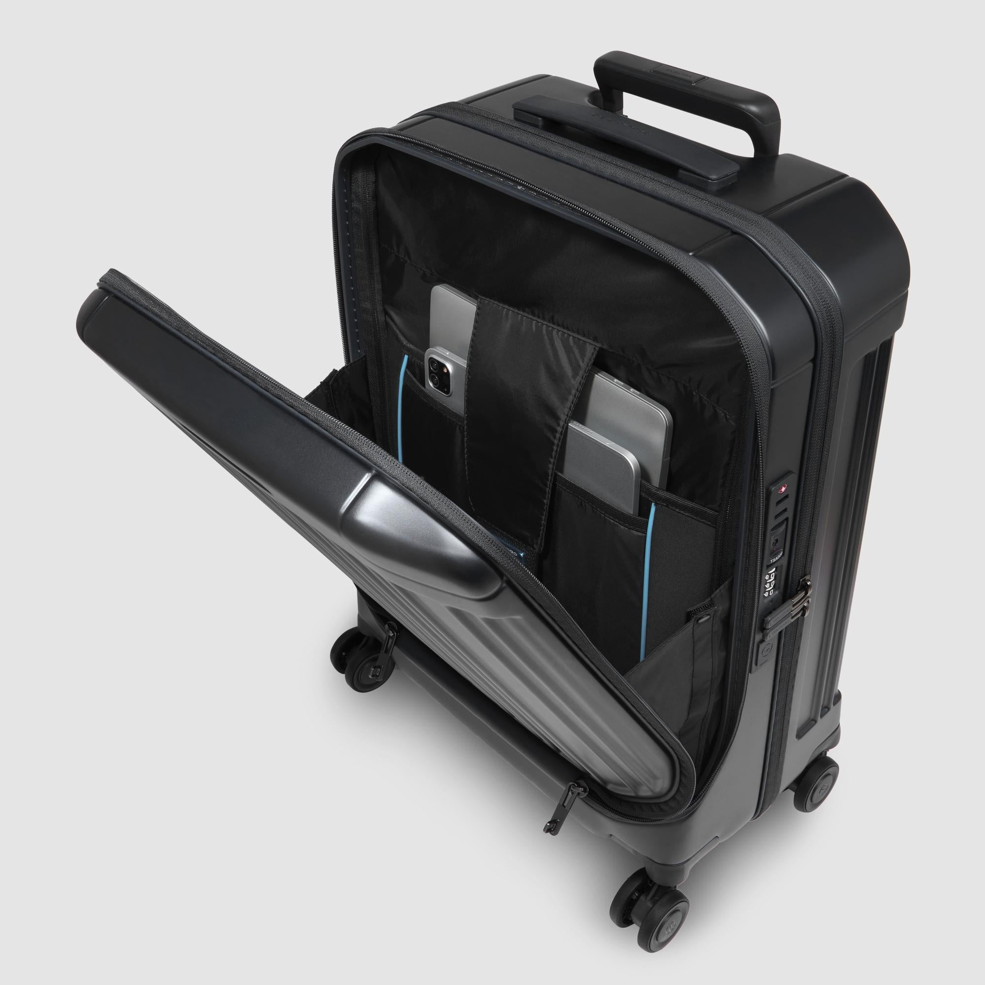 4 wheel cabin suitcase for laptop 17,3" - 6