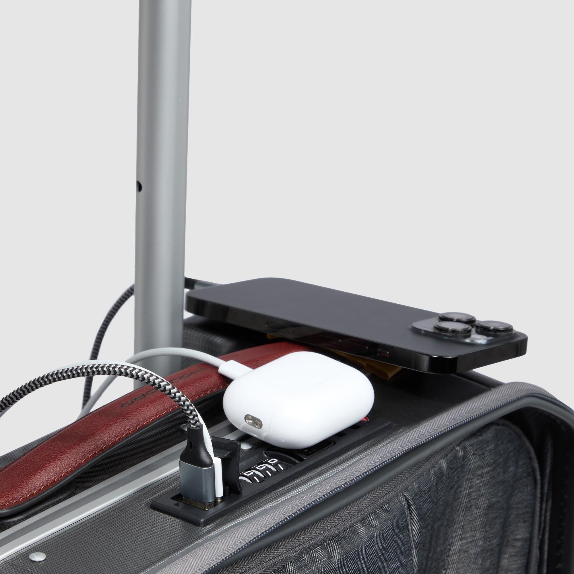 4 wheel cabin suitcase for laptop 17,3" - 6